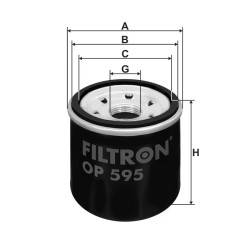 FILTRON OP 595 FILTR OLEJU