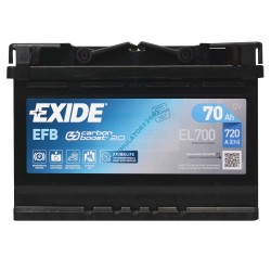 EXIDE 12V 70Ah 720A EL700 EFB START-STOP